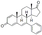 7-phenyl-1,4,6-androstatriene-3,17-dione Struktur