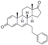 7-phenethyl-1,4,6-androstatriene-3,17-dione Struktur