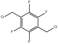 1,4-BIS(CHLOROMETHYL)TETRAFLUOROBENZENE Struktur