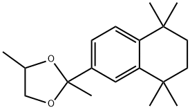 2,4-dimethyl-2-(5,5,8,8-tetramethyltetralin-2-yl)-1,3-dioxolane Struktur