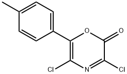 2H-1,4-Oxazin-2-one,  3,5-dichloro-6-(4-methylphenyl)- Struktur