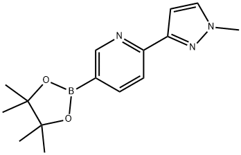 2-(1-Methyl-1H-pyrazol-3-yl)-pyridine-5-boronic acid pinacol ester Struktur