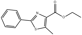 ethyl 5-Methyl-2-phenyl-1,3-thiazole-4-carboxylate Struktur