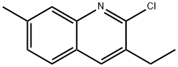 2-CHLORO-3-ETHYL-7-METHYLQUINOLINE Struktur