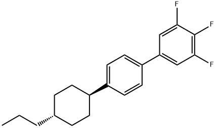 4''-(TRANS-4-PROPYLCYCLOHEXYL)-3,4,5-TRIFLUORO-BIPHENYL Structure