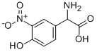 AMINO-(4-HYDROXY-3-NITRO-PHENYL)-ACETIC ACID Struktur