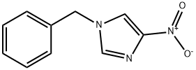 4-NITRO-1-(PHENYLMETHYL)-1H-IMIDAZOLE-5-CARBOXALDEHYDE Struktur