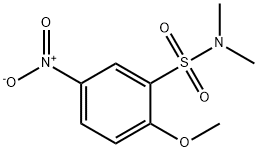 2-Methoxy-N,N-diMethyl-5-nitrobenzenesulfonaMide Struktur