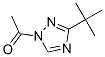 1H-1,2,4-Triazole, 1-acetyl-3-(1,1-dimethylethyl)- (9CI) Struktur