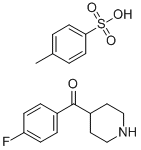 4-(4-FLUOROBENZOYL)PIPERIDINE P-TOLUENESULFONATE Struktur