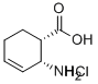 (1S,2R)-(-)-2-AMINOCYCLOHEX-3-ENECARBOXYLIC ACID HYDROCHLORIDE Struktur