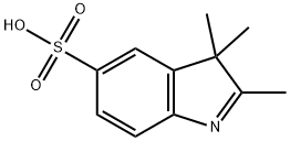 2,3,3-Trimethyl-3H-indole-5-sulfonic acid Struktur