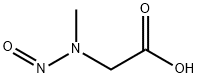 N-NITROSOSARCOSINE Struktur