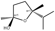 2-Furanol,tetrahydro-2,5-dimethyl-5-(1-methylethyl)-,trans-(9CI) Struktur