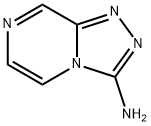 S-TRIAZOLO[4,3-A]PYRAZINE, 3-AMINO- Struktur