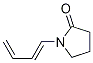 1-(1,3-butadien-1-yl)-2-Pyrrolidinone Struktur