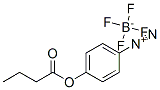 4-butyroxybenzenediazonium fluoroborate Struktur