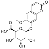 Scopoletin b-D-Glucuronide Struktur