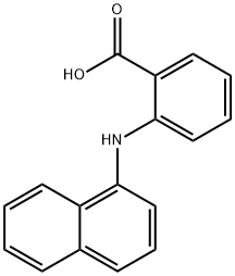 2-(NAPHTHALEN-1-YLAMINO)-BENZOIC ACID Struktur