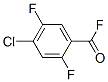 4-CHLORO-2,5-DIFLUOROBENZOYL FLUORIDE Struktur