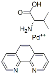 1,10-phenanthroline-valine palladium(II) Struktur