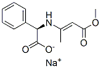 Natrium-(R)-[(3-methoxy-1-methyl-3-oxoprop-1-enyl)amino]phenylacetat