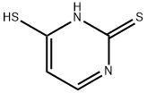 2(1H)-Pyrimidinethione, 6-mercapto- (9CI) Struktur