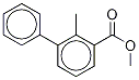 2-Methyl-3-phenylbenzoic Acid-d5 Methyl Ester Struktur