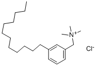 (DODECYLBENZYL)TRIMETHYLAMMONIUM CHLORIDE Struktur