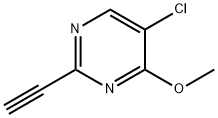 5-Chloro-2-ethynyl-4-methoxypyrimidine Struktur