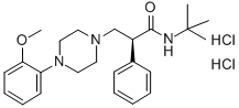 (S)-N-TERT-BUTYL-3-(4-(2-METHOXYPHENYL)-PIPERAZIN-1-YL)-2-PHENYLPROPANAMIDE DIHYDROCHLORIDE Struktur