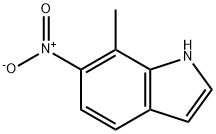 1H-Indole, 7-Methyl-6-nitro- Struktur