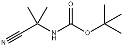 Carbamic acid, (1-cyano-1-methylethyl)-, 1,1-dimethylethyl ester (9CI) Struktur