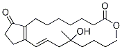 rac-11-Deoxy-8(12)-dehydro Misoprostol Struktur