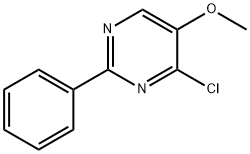 4-chloro-5-methoxy-2-phenylpyrimidine Struktur