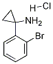 CyclopropanaMine, 1-(2-broMophenyl)-, hydrochloride Struktur