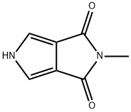 Pyrrolo[3,4-c]pyrrole-1,3(2H,5H)-dione, 2-methyl- (9CI) Struktur