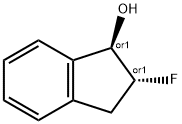 1H-Inden-1-ol,2-fluoro-2,3-dihydro-,trans-(9CI) Struktur