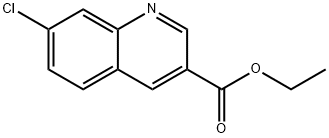 7-Chloroquinoline-3-carboxylic acid ethyl ester Struktur