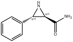 2-Aziridinecarboxamide,3-phenyl-,trans-(9CI) Struktur