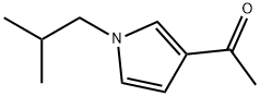 Ethanone, 1-[1-(2-methylpropyl)-1H-pyrrol-3-yl]- (9CI) Struktur