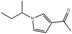 Ethanone, 1-[1-(1-methylpropyl)-1H-pyrrol-3-yl]- (9CI) Struktur