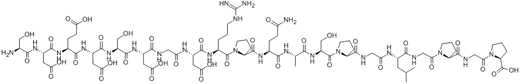 CHROMOGRANIN A (124-143) (BOVINE) Struktur