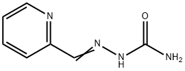 2-pyridylformaldehyde semicarbazone Struktur