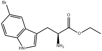 5-BROMOTRYPTOPHAN ETHYL ESTER Struktur