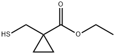 Cyclopropanecarboxylic acid, 1-(mercaptomethyl)-, ethyl ester (9CI) Struktur