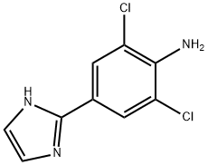 6-dichloro-4-(1H-iMidazol-2-yl)benzenaMine Struktur