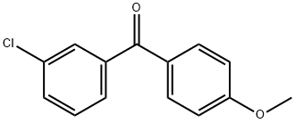 (3-CHLORO-PHENYL)-(4-METHOXY-PHENYL)-METHANONE Struktur