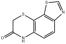 6H-Thiazolo[4,5-h][1,4]benzothiazin-7(8H)-one(7CI,8CI) Struktur