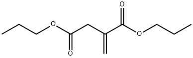 dipropyl 2-methylidenebutanedioate Struktur